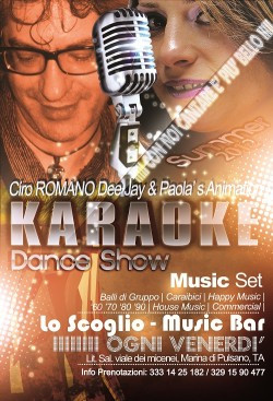 KARAOKE DANCE SHOW con CIRO&amp;PAOLA @Eventi Musicali by Ciro E Paola - 02/08/2013 - Taranto - TarantoNight.com - Il portale della vita notturna tarantina ... - karaoke-dance-show-con-ciro-paola