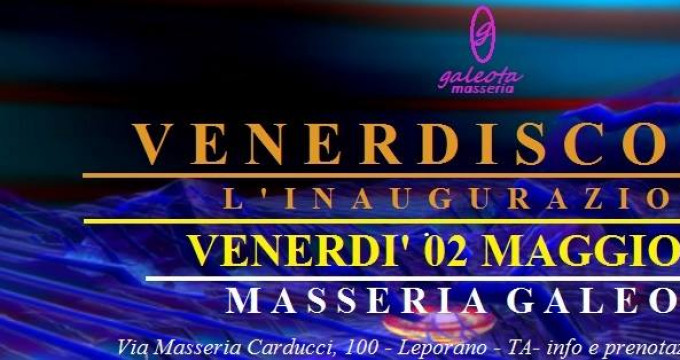 L'Inaugurazione VenerDiscoBar