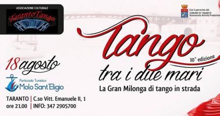10 ° edizione di Tango tra i Due Mari - Gran Milonga di tango in strada