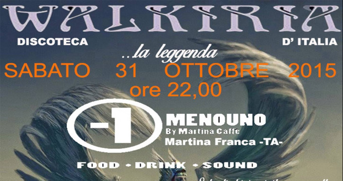 WALKIRIA STORY MENO 1 DISCO By Martina Caffè
