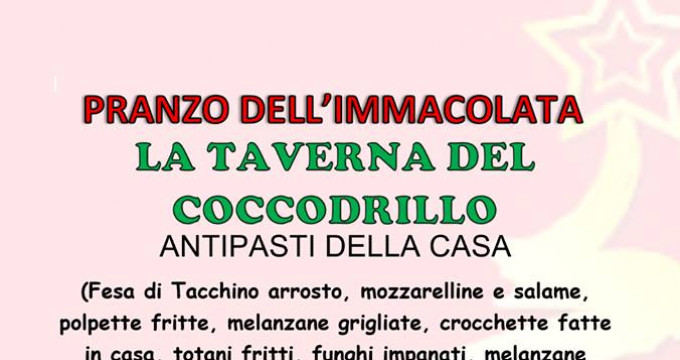 Pranzo dell Immacolata