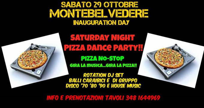 Saturday Night Pizza Dance Party!