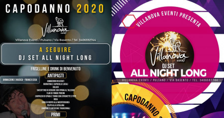Capodanno 2020 - Cenone al Villanova + Franco Cosa Show
