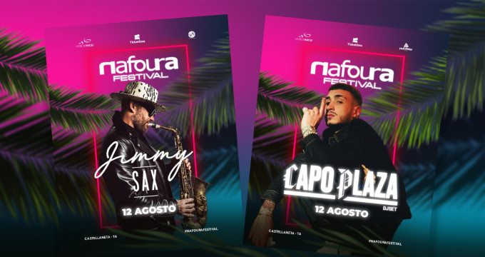 NAFOURA FESTIVAL - SABATO 12 AGOSTO 2023-Jimmy Sax-Capo Plaza